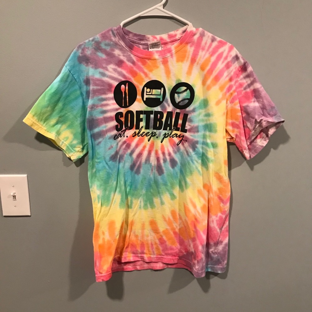 Softball Tie Dye Tournament T-shirt